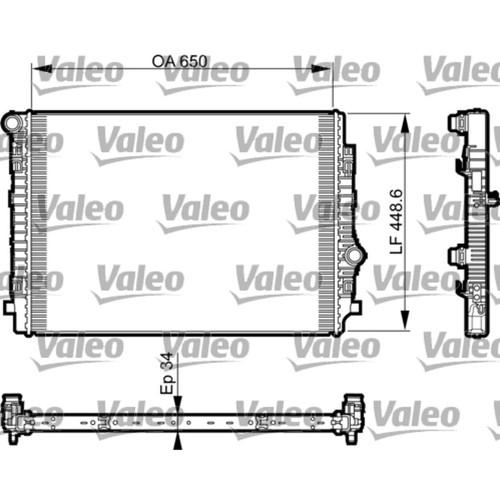 Kühler motorkühlung valeo - kühler,,