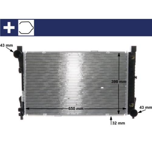 Kühler motorkühlung mahle - motorkühlung,