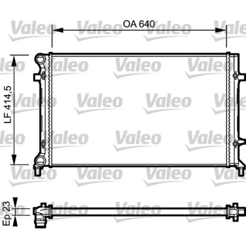 Kühler motorkühlung valeo - kühler,,