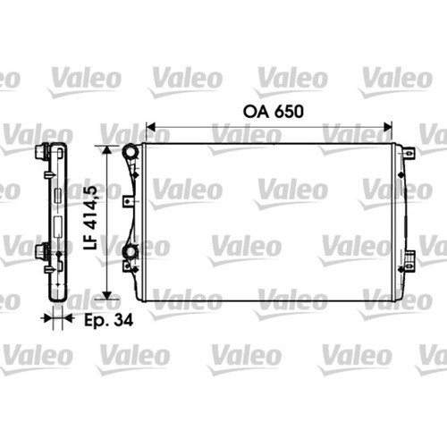 Kühler motorkühlung valeo - kühler,,
