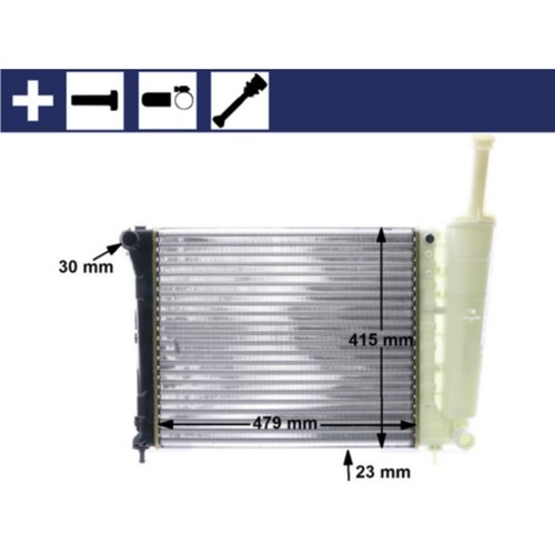 Kühler motorkühlung mahle - motorkühlung, cr